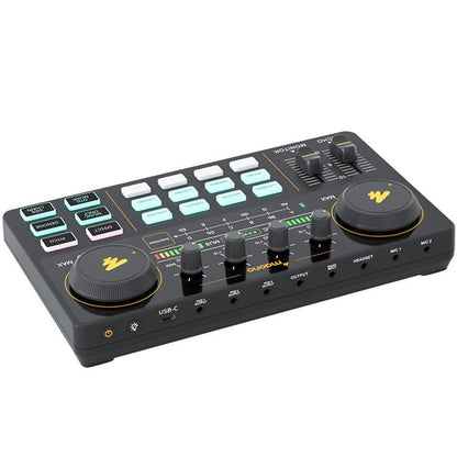 [CLEARANCE] Maono Maonocaster AU-AM200 Portable All-In-One Podcast Production Studio Audio Interface for Livestreaming Gaming Streaming KUMU (AU AM200)