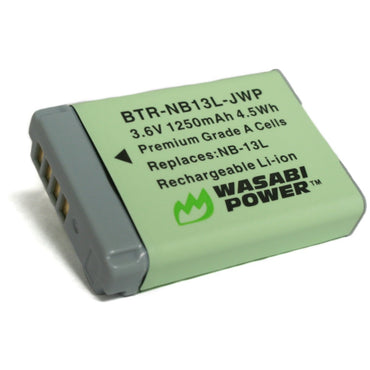 Wasabi Power Battery for Canon NB-13L NB13L NB 13L | JG Superstore