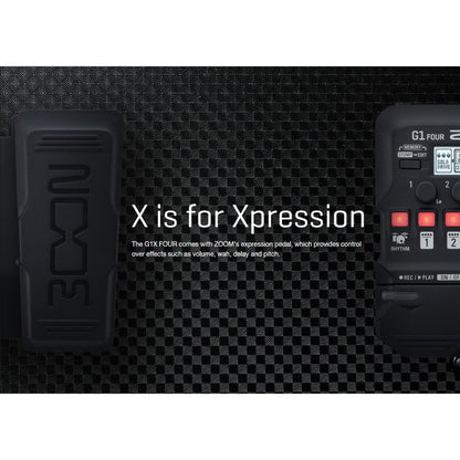 Zoom G1X Four Guitar Effects Processor with Built-In Expression Pedal