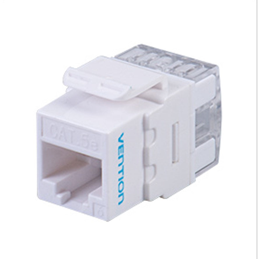 Vention UTP Keystone Jack Ethernet LAN Cable Port for Internal Wall Mounted Network Cabling (CAT5e, CAT6) (90 Degrees, Toolless) |