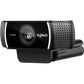 Logitech C922 Pro Stream Webcam 1080p 30fps Camera with Built-in Stereo Mic, 78 Degree Diagonal Field of View for HD Video Streaming and Recording for Office Work from Home Zoom Meetings