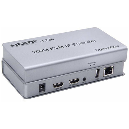 ArgoX 4K HDMI KVM IP Extender Transmitter Receiver with 120m / 200m Range, IR Remote Control, Supports HDMI1.4/HDCP1.4, RJ45 Ethernet, CAT5e/6 Cable, USB Mouse and Keyboard Extension | HDES120-KVM HDES02-KVM HDES200-KVM
