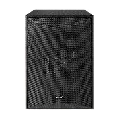 Konzert KS-15SUB 15" 400W Active Powered Subwoofer with Amplifier, Dual Port Bass Reflex and RCA and Binding Post Connector Inputs