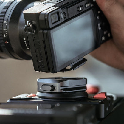 PGYTECH SpLock Arca-Type Quick Release Clamp and Plate Mount for Cameras, Tripods, Monopods, Gimbal Stabilizers, Selfie Sticks, and Sliders