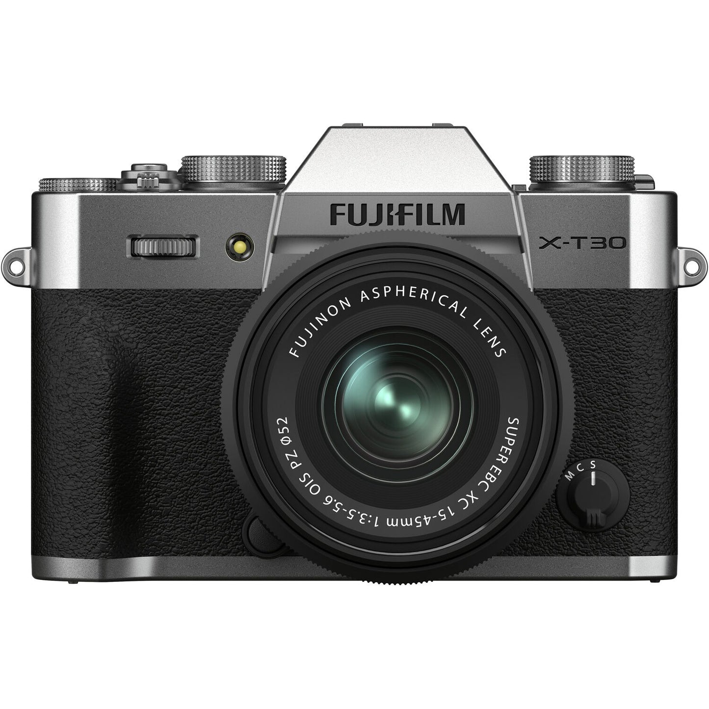 FUJIFILM X-T30 II Mirrorless Digital Camera with XC 15-45mm OIS PZ Lens, 26.1MP APS-C X-Trans CMOS 4 Sensor, 4K UHD DCI F-Log Video Recording, X-Processor 4 with Quad CPU, Wireless Bluetooth, Autofocus, 18 Film Simulation (Black, Silver)