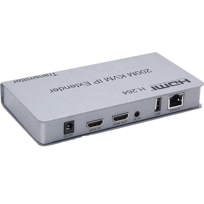 ArgoX 4K HDMI KVM IP Extender Transmitter Receiver with 120m / 200m Range, IR Remote Control, Supports HDMI1.4/HDCP1.4, RJ45 Ethernet, CAT5e/6 Cable, USB Mouse and Keyboard Extension | HDES120-KVM HDES02-KVM HDES200-KVM
