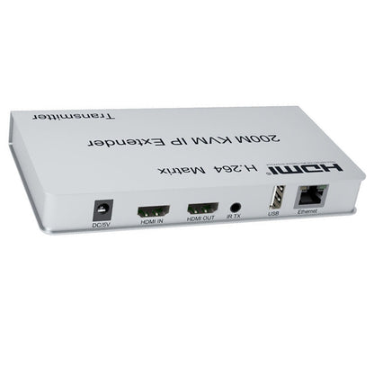 ArgoX 4K HDMI KVM IP Extender Transmitter Receiver with 120m / 200m Range, IR Remote Control, Supports HDMI1.4/HDCP1.4, RJ45 Ethernet, CAT5e/6 Cable, USB Mouse and Keyboard Extension | HDES120-KVM HDES02-KVM HDES200-KVM