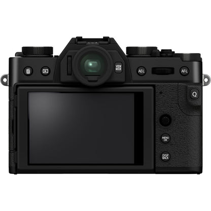 FUJIFILM X-T30 II Mirrorless Digital Camera with XC 15-45mm OIS PZ Lens, 26.1MP APS-C X-Trans CMOS 4 Sensor, 4K UHD DCI F-Log Video Recording, X-Processor 4 with Quad CPU, Wireless Bluetooth, Autofocus, 18 Film Simulation (Black, Silver)