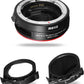 Meike MK-EFTR-C Drop-in Filter Auto Focus Mount Adapter for Canon EF to Canon EOS R / RP / R5 / R6 / R7 / R10 / C70 and RED Komodo Cameras with Variable ND Filter and Clear UV Filter for Mirrorless Camera