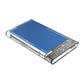 [CLEARANCE] ORICO 2.5 inch SATA 3.0 HDD to USB 3.0 Micro B Transparent External Hard Disk Drive Enclosure Case with Aluminum Alloy Internal Plate & Up to 4TB Memory Storage Capacity for Windows Mac OS Linux PC Laptop Computer | 2179U3 - Blue