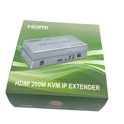 ArgoX 4K HDMI KVM IP Extender Transmitter Receiver with 120m / 200m Range, IR Remote Control, Supports HDMI1.4/HDCP1.4, RJ45 Ethernet, CAT5e/6 Cable, USB Mouse and Keyboard Extension | HDES120-KVM HDES02-KVM HDES200-KVM