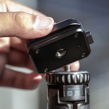 PGYTECH SpLock Arca-Type Quick Release Clamp and Plate Mount for Cameras, Tripods, Monopods, Gimbal Stabilizers, Selfie Sticks, and Sliders