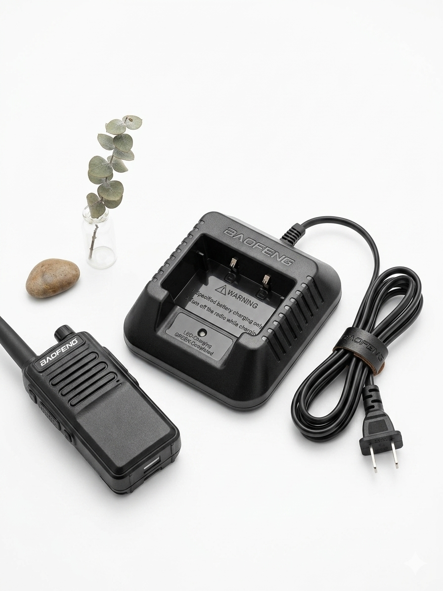 BaoFeng Radio Lithium Battery Charger for Walkie-Talkie UV5R, UV5RA, UV5RB, UV5RC, UV5RD, UV5RE, UV5R+Plus, UV5RA +Plus, RD-5R with DC8V Output Voltage and 400mAh Output Current