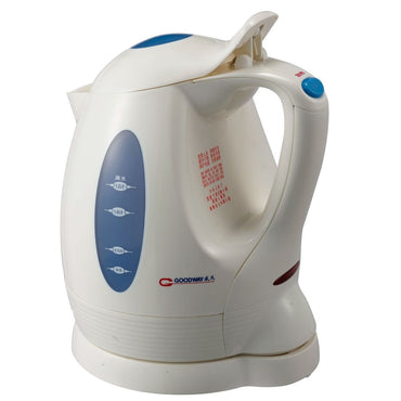 [CLEARANCE] Goodway GK-212C 1.2Liter 900W Plastic Electric Jug Kettle with Less than 4mins Heating, Auto Power-Off, and Chassis Heating Method