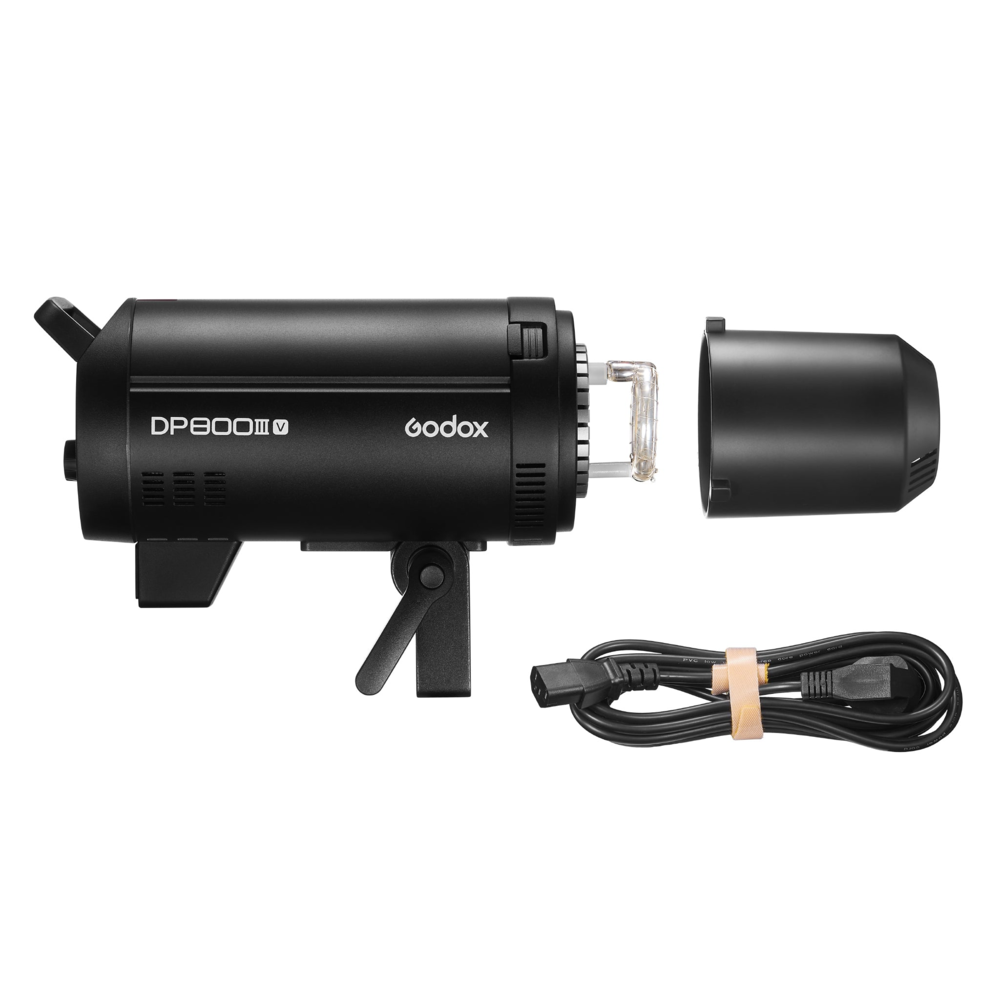 Godox DP400III-V DP400IIIV Professional 400W Studio Strobe Flash Light with 2.4GHz Wireless X System, 5800K CCT, LCD Screen Display, Control Port and Bowens Mount Compatible for Photography Lighting and Studio Equipment