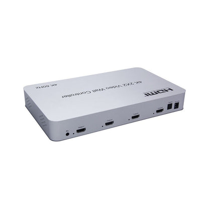 ArgoX 1080p 2x2 Video Wall Controller Multi Screen Splicer Processor with HDMI/DVI Input, 4 HDMI Output, 3.5mm Audio Output, Input Support HDMI1.4, HDCP1.4, and Support RS232 Control | HDVW2X2-N