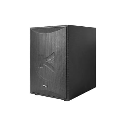 Konzert KS-15SUB 15" 400W Active Powered Subwoofer with Amplifier, Dual Port Bass Reflex and RCA and Binding Post Connector Inputs