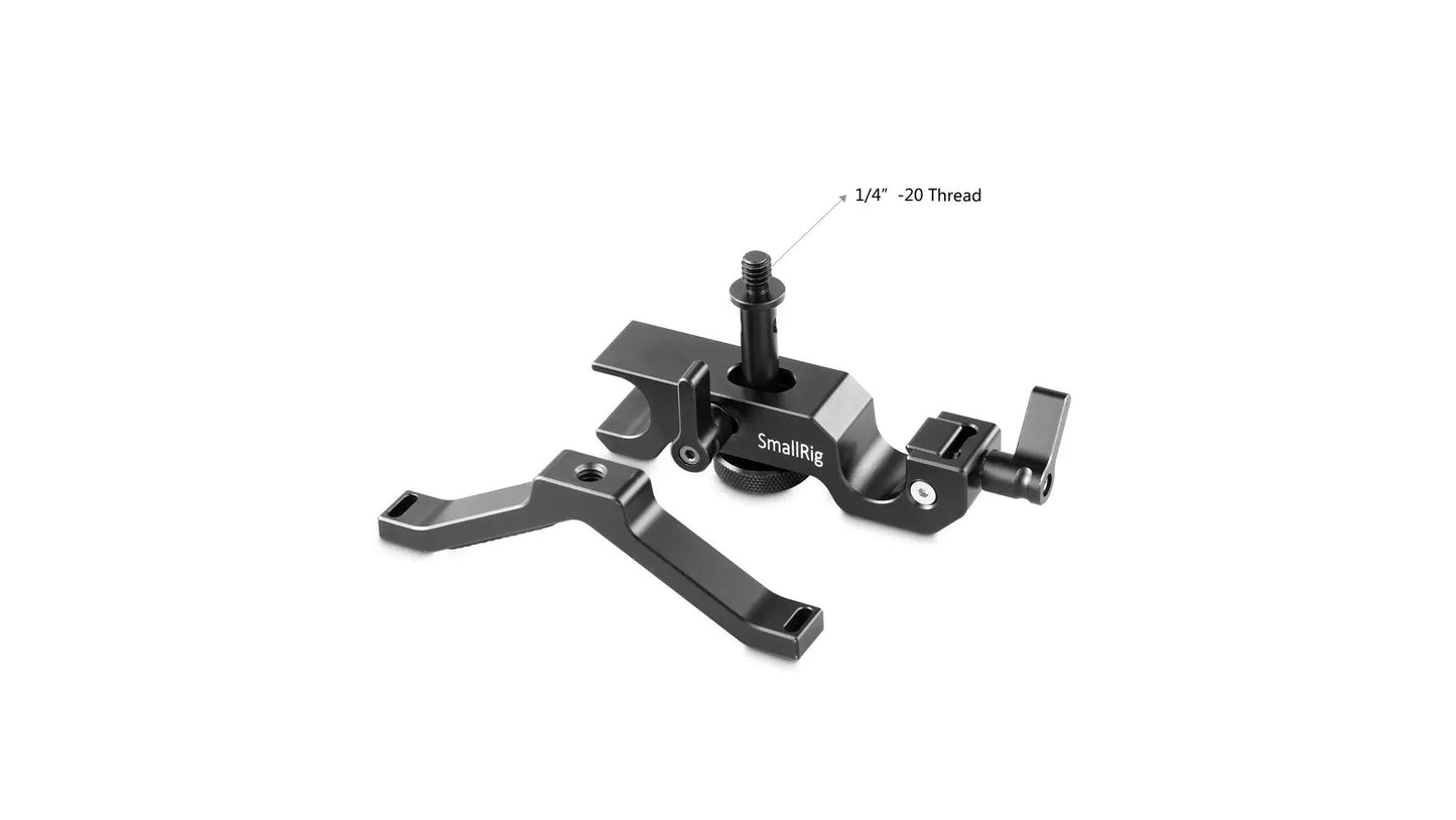 SmallRig 2152 15mm Universal LWS Rod Mount Lens Support and 30.5mm Vertical Adjustment with 15mm Quick Release Rod Clamp