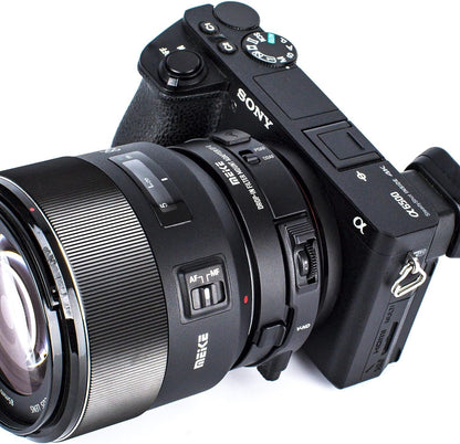 [CLEARANCE] Meike MK-EFTE-C VND Drop-in Filter Auto Focus Mount Adapter for Canon EF/EF-S Lens to Sony E Mount Cameras with Variable ND Filter and Clear UV Filter A7SII / A7 / A6000/ A6500 / A7SIII / A9 DSLR & Mirrorless Camera