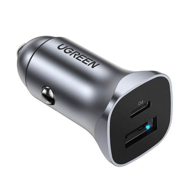 [CLEARANCE] UGREEN PD 30W + SCP 22.5W USB C / USB A Universal Fast Charging Car Charge for Powered Car Accessories, Electronics, Laptop, Mobile Phone / Smartphones, Tablet, Gadgets | 40858