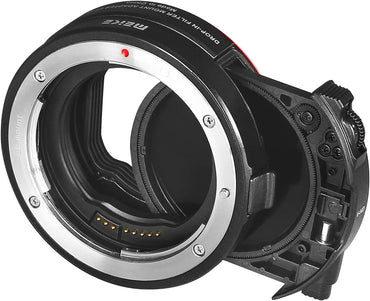Meike MK-EFTR-C Drop-in Filter Auto Focus Mount Adapter for Canon EF to Canon EOS R / RP / R5 / R6 / R7 / R10 / C70 and RED Komodo Cameras with Variable ND Filter and Clear UV Filter for Mirrorless Camera