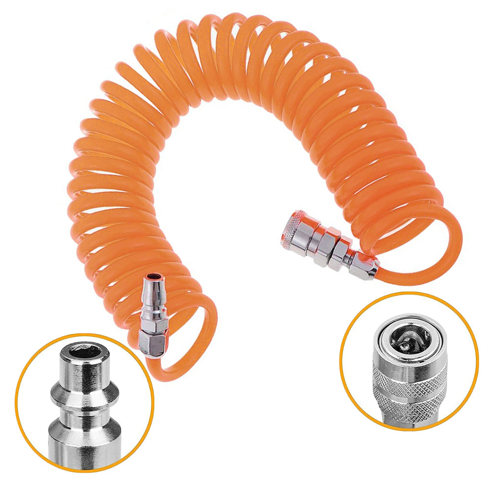 INGCO Air Compressor Hose 5 meters and 10 meters Length with NITTO Type Connector, 5mm/8mm Diameter | AH1051-3 AH1101-3