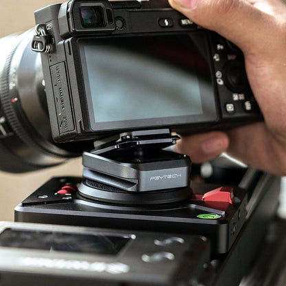 PGYTECH SpLock Arca-Type Quick Release Clamp and Plate Mount for Cameras, Tripods, Monopods, Gimbal Stabilizers, Selfie Sticks, and Sliders