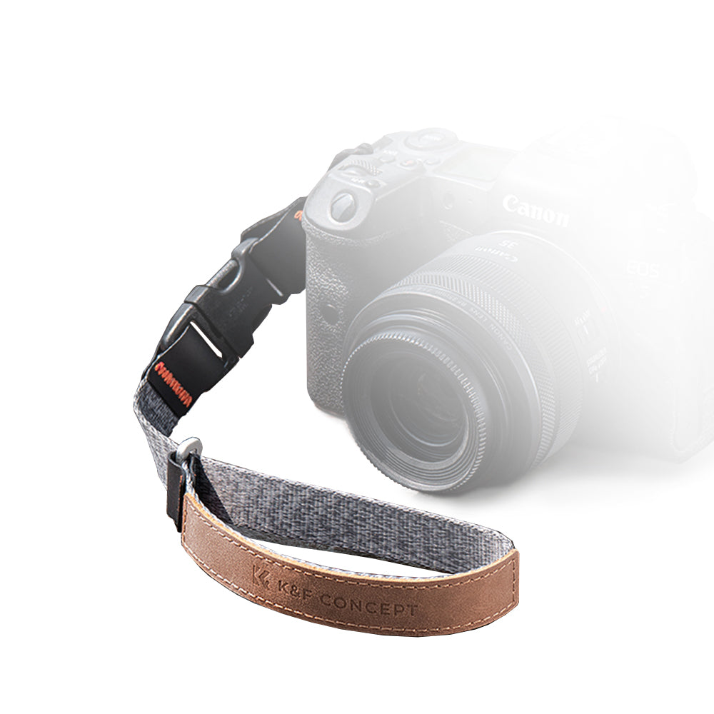 K&F Concept Alpha Adjustable Wrist Strap with Duraflex Quick-Release Stealth Buckle, 7.5-16.5cm Length, and 36 Kg Max Load for DSLR and Mirrorless Cameras | KF13-116