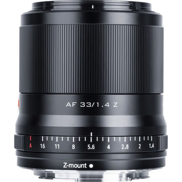 Viltrox 33mm f/1.4 Z-Mount Prime Lens for Nikon Z-Series APS-C Mirrorless Camera with STM Auto Focus, USB Firmware Port & 52mm Filter Size