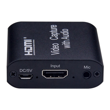 ArgoX HDMI to USB 2.0 Video Capture with Loop + Audio, 4K in 1080p out, USB-A to Micro USB Cable, HDMI Loop Out, Support AWG26 HDMI, VLC/OBS/Amcap for Computer, Live Streaming, Windows, Android, macOS | HDVC4