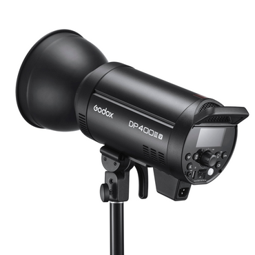 Godox DP400III-V DP400IIIV Professional 400W Studio Strobe Flash Light with 2.4GHz Wireless X System, 5800K CCT, LCD Screen Display, Control Port and Bowens Mount Compatible for Photography Lighting and Studio Equipment