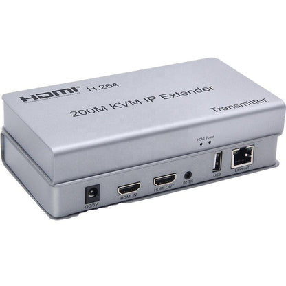 ArgoX 4K HDMI KVM IP Extender Transmitter Receiver with 120m / 200m Range, IR Remote Control, Supports HDMI1.4/HDCP1.4, RJ45 Ethernet, CAT5e/6 Cable, USB Mouse and Keyboard Extension | HDES120-KVM HDES02-KVM HDES200-KVM