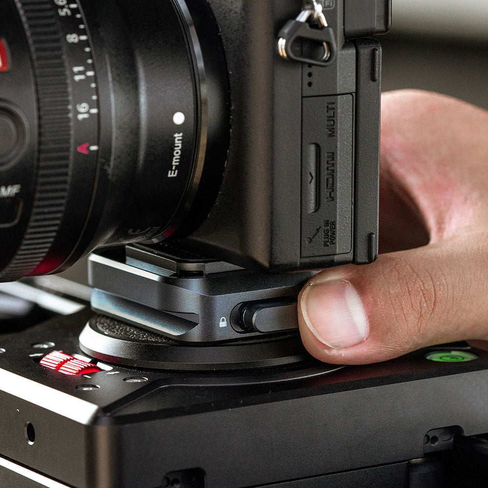 PGYTECH SpLock Arca-Type Quick Release Clamp and Plate Mount for Cameras, Tripods, Monopods, Gimbal Stabilizers, Selfie Sticks, and Sliders