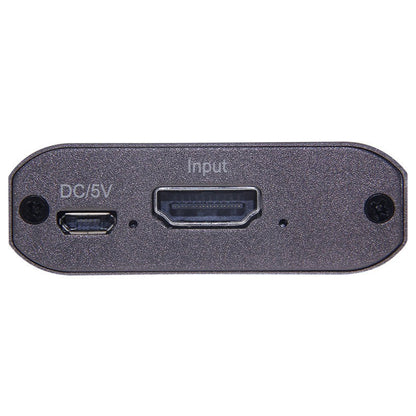 ArgoX HDMI to USB3.0 Video Capture with Loop, 4K 60Hz, USB3.0 to Micro USB Cable, 3.5mm Stereo Output, Support 18Gbps and TMDS Clock, Deep Color, AWG26 HDMI Supported, Support Uncompressed YUY2, VLC/ OBS/Amcap | HDVC12