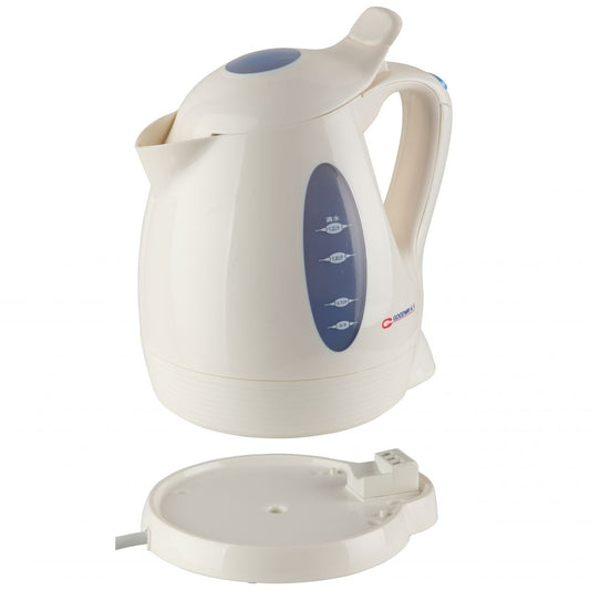 [CLEARANCE] Goodway GK-212C 1.2Liter 900W Plastic Electric Jug Kettle with Less than 4mins Heating, Auto Power-Off, and Chassis Heating Method
