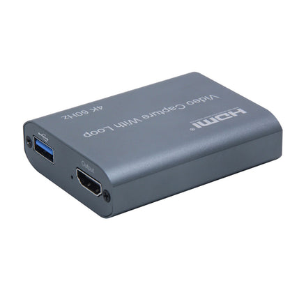 [CLEARANCE] ArgoX 4K 60Hz HDMI Optical U3 Video Capture with Loop, Supports 6Gbps Data Rate and TMDS Clock, USB Video1.5, USB Audio 1.0, USB 2.0, USB3.0 to Micro USB Cable and HDMI Loop Out | HDVC8