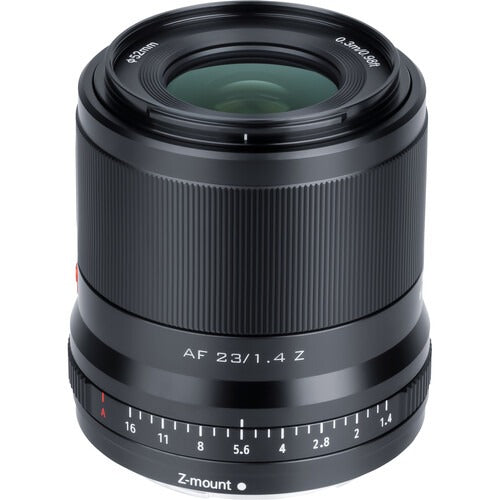 Viltrox 23mm f/1.4 Z-Mount Prime Lens for Nikon Z-Series APS-C Mirrorless Camera with STM Auto Focus, USB Firmware Port & 52mm Filter Size