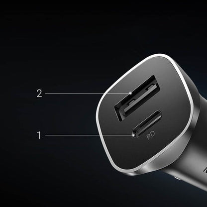 [CLEARANCE] UGREEN PD 30W + SCP 22.5W USB C / USB A Universal Fast Charging Car Charge for Powered Car Accessories, Electronics, Laptop, Mobile Phone / Smartphones, Tablet, Gadgets | 40858