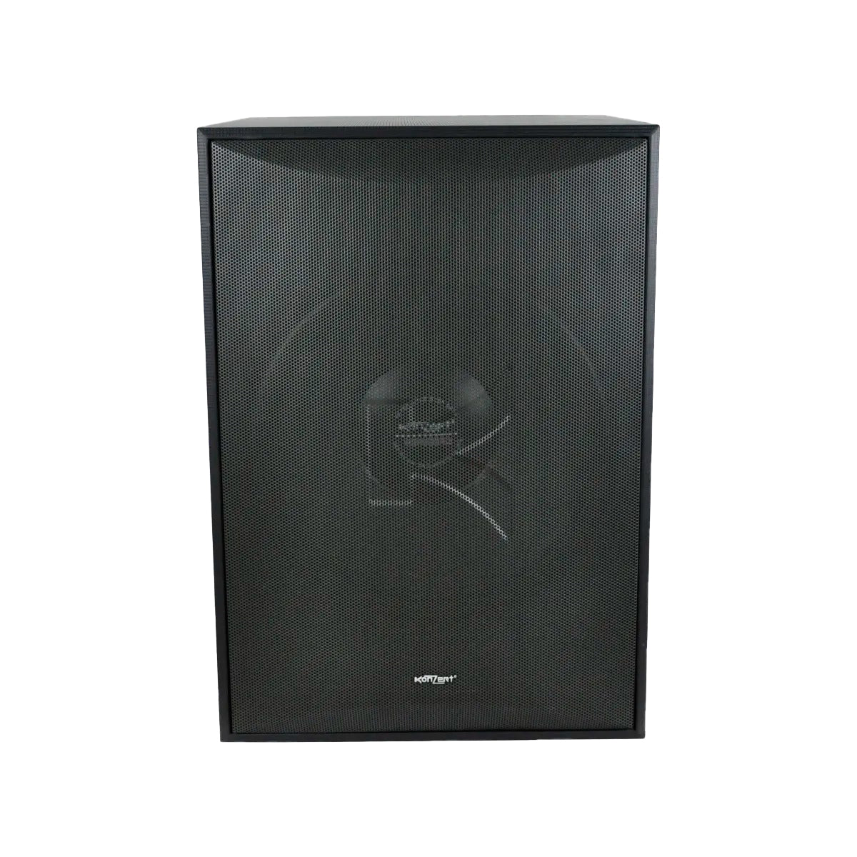 Konzert KS-15SUB 15" 400W Active Powered Subwoofer with Amplifier, Dual Port Bass Reflex and RCA and Binding Post Connector Inputs