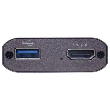 ArgoX HDMI to USB3.0 Video Capture with Loop, 4K 60Hz, USB3.0 to Micro USB Cable, 3.5mm Stereo Output, Support 18Gbps and TMDS Clock, Deep Color, AWG26 HDMI Supported, Support Uncompressed YUY2, VLC/ OBS/Amcap | HDVC12