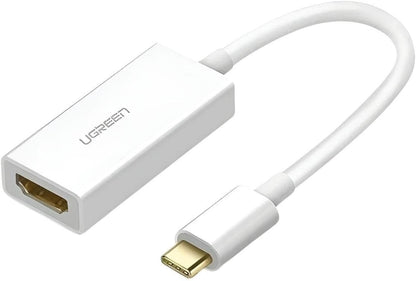[CLEARANCE] UGREEN USB-C Male to HDMI Female Adapter Port, Support 4K@30Hz Video Resolution Output, HDMI 1.4b version, HDCP compliant for Mac OS, Linux Windows Computer, MacBook, Macbook Pro to HDTV, Monitor, Projector | 40273