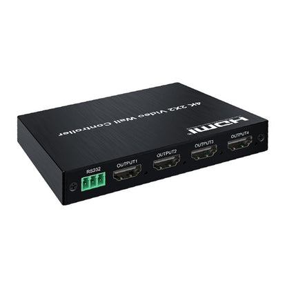ArgoX 1080p FHD / 4K UHD HDMI 2x2 Video Wall Controller Multi Screen Splicer Processor with HDMI/DVI Input, 4 HDMI Output, IR Remote, RS232 Control, Equalized Multiple Splicing, and Anti-static Technology | HDVW04 HDVW06