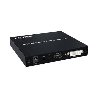 ArgoX 1080p FHD / 4K UHD HDMI 2x2 Video Wall Controller Multi Screen Splicer Processor with HDMI/DVI Input, 4 HDMI Output, IR Remote, RS232 Control, Equalized Multiple Splicing, and Anti-static Technology | HDVW04 HDVW06