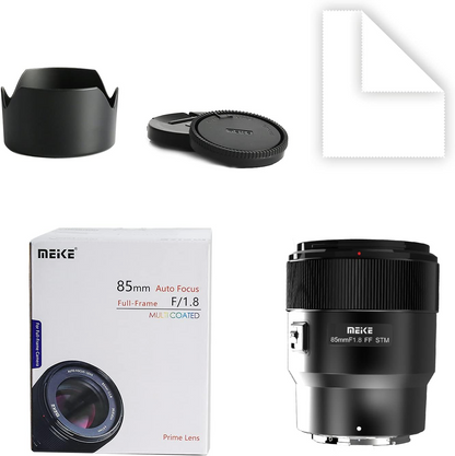 Meike 85mm F1.8 Auto Focus STM Full Frame Multicoated Medium Telephoto Prime Lens for Nikon Z Mount Z50, Z5, Z6, Z7, Z6II, Z7II, Z9, Z30, Z fc Mirrorless Camera
