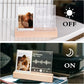 Pikxi Wooden Tabletop LED Photo Frame Display for Fujifilm Instax Mini Photo Film