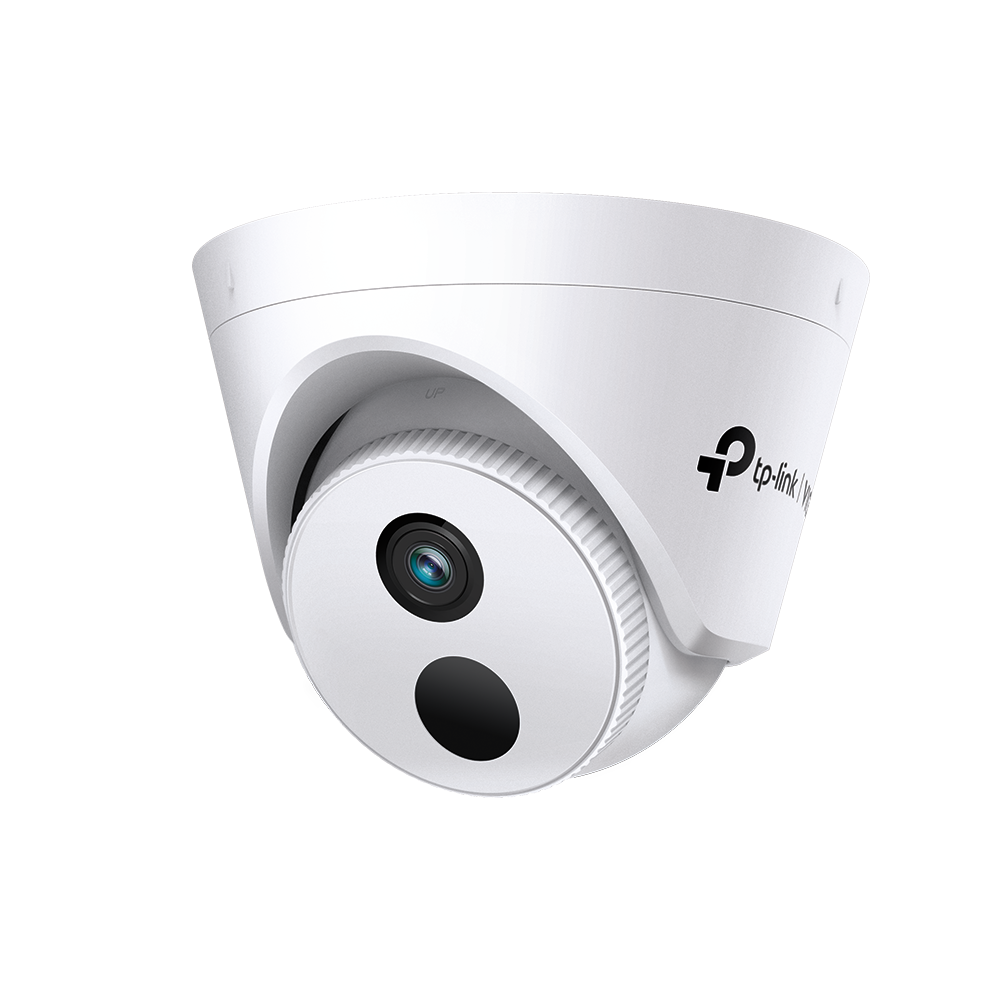 TP-Link VIGI C440I 4MP IR Turret Network CCTV Camera 2K QHD (4mm) Ceiling/Wall Mounting with Night Vision, Human/Vehicle Classification, Smart Detection, Corridor Mode, Remote Monitoring, Smart Vid, PoE/12V DC