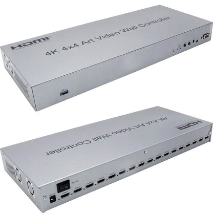 ArgoX 4K 3x3 / 4x4 Art TV Video Wall Controller HDMI/USB3.0 Video Source Input with 9-ways HDMI Output, Multiple Splicing Modes, Support Screen Degree Rotation for Windows 10 64 bit | HDVW3X3-A HDVW4X4-A