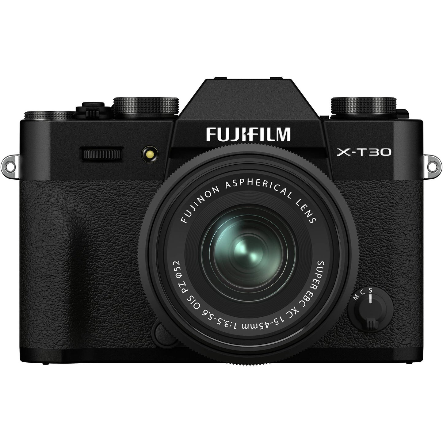 FUJIFILM X-T30 II Mirrorless Digital Camera with XC 15-45mm OIS PZ Lens, 26.1MP APS-C X-Trans CMOS 4 Sensor, 4K UHD DCI F-Log Video Recording, X-Processor 4 with Quad CPU, Wireless Bluetooth, Autofocus, 18 Film Simulation (Black, Silver)