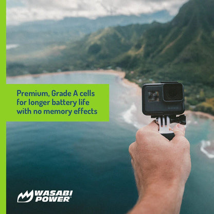 Wasabi Power 3.85V 1440mAh 2 Pack Battery and Dual USB Charger Kit replaces ACBAT-001 ACDBD-001 for GoPro MAX Action Camera | KIT-BB-MAX