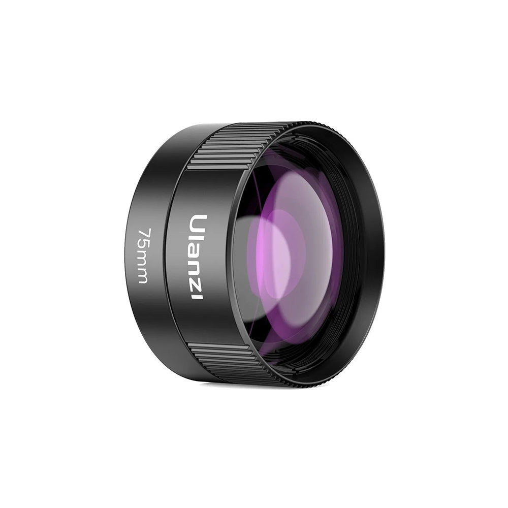 Ulanzi CL-003 75mm Macro Lens with 17mm Phone Camera Lens Clip with Cold Shoe Mount for iPhone Samsung Android Smartphone